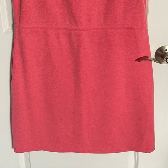 New! Ichi Kate cinched drawstring waist pique calypso pink Dress 35232 - Picture 11 of 15